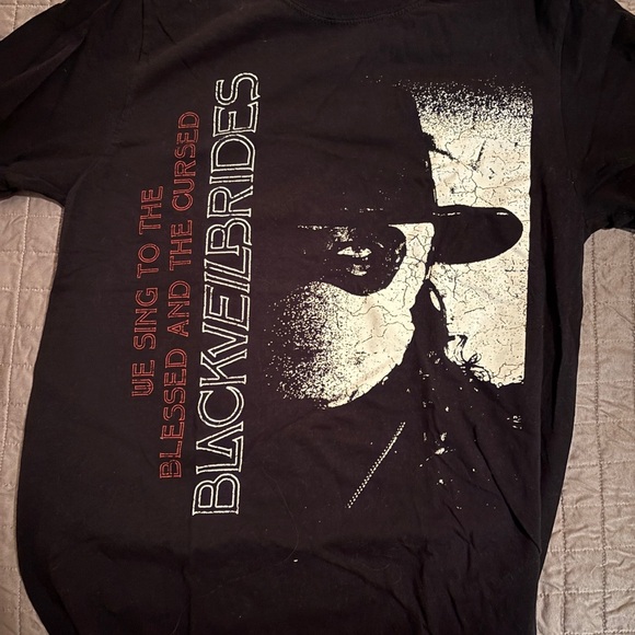 Black veil brides Graphic T-Shirt - Black 2021 tour size medium - Picture 1 of 5